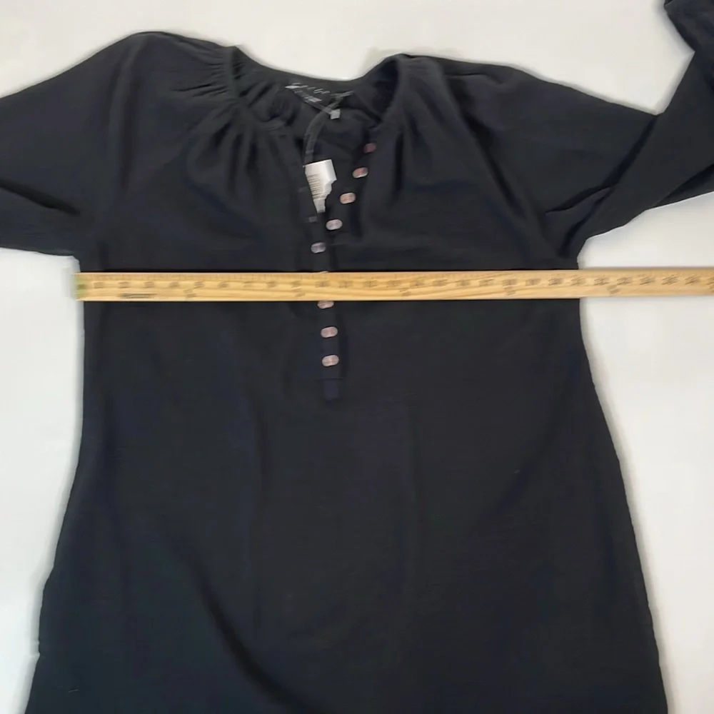 Hatch Katie Dress Size 2 M Black Gauzy Fabric NWT
